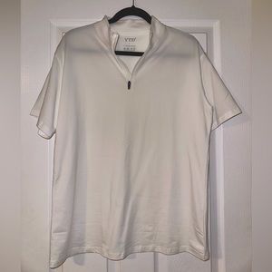 YTD Men’s Quarter Zip Collar Polo